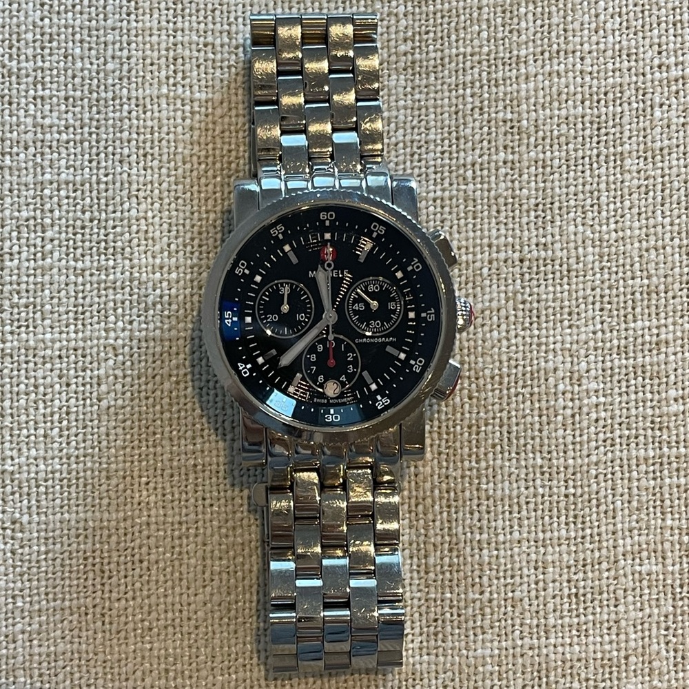 Michele Stainless Steel Women’s Watch